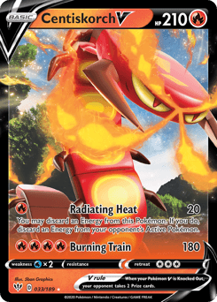 Centiskorch V Darkness Ablaze #33