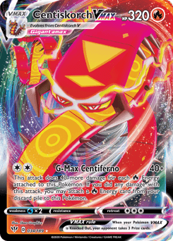 Centiskorch VMAX Darkness Ablaze #34
