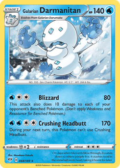 Galarian Darmanitan Darkness Ablaze #44
