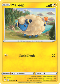 Mareep Darkness Ablaze #55
