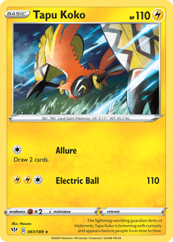 Tapu Koko Darkness Ablaze #61