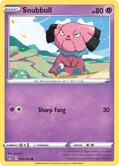Snubbull Darkness Ablaze #70