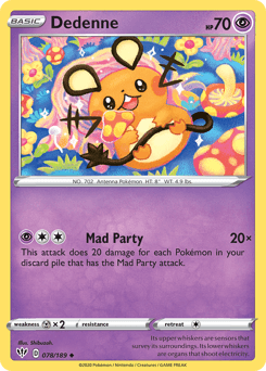 Dedenne Darkness Ablaze #78