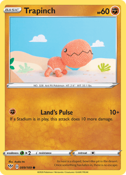 Trapinch Darkness Ablaze #89