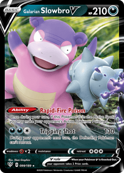 Galarian Slowbro V Darkness Ablaze #99