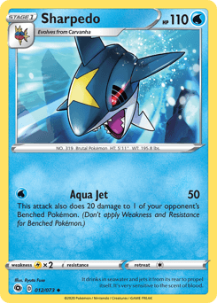 Sharpedo Champion's Path #12