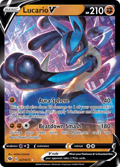 Lucario V Champion's Path #27