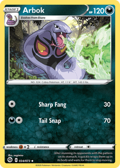 Arbok Champion's Path #34