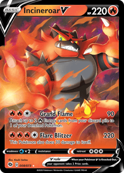Incineroar V Champion's Path #8
