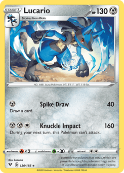 Lucario Vivid Voltage #120