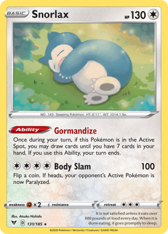 Snorlax Vivid Voltage #131