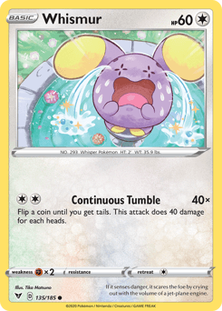 Whismur Vivid Voltage #135
