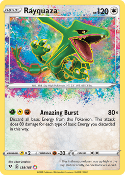 Rayquaza Vivid Voltage #138