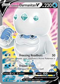 Galarian Darmanitan V Vivid Voltage #169