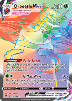 Orbeetle VMAX Vivid Voltage #186