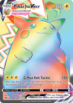 Pikachu VMAX Vivid Voltage #188