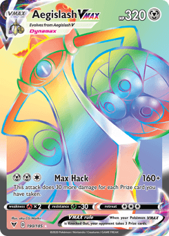 Aegislash VMAX Vivid Voltage #190