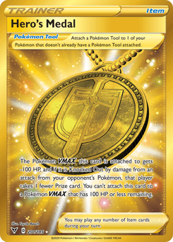 Hero's Medal Vivid Voltage #201