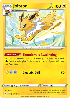Jolteon Vivid Voltage #47