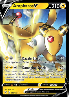 Ampharos V Vivid Voltage #49