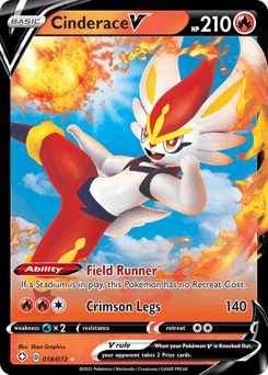 Cinderace V Shining Fates #18