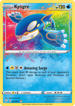 Kyogre Shining Fates #21