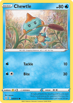 Chewtle Shining Fates #26