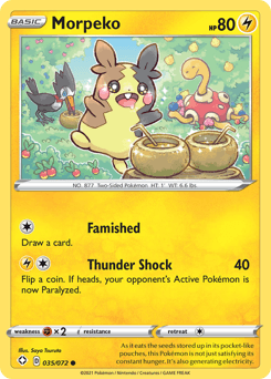 Morpeko Shining Fates #35