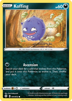 Koffing Shining Fates #41