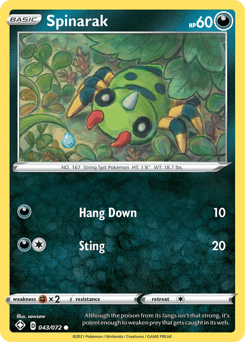 Spinarak Shining Fates #43