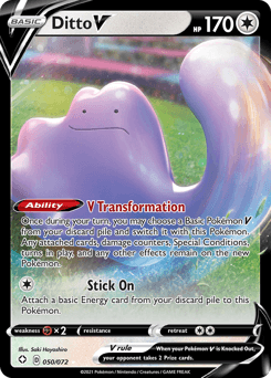 Ditto V Shining Fates #50
