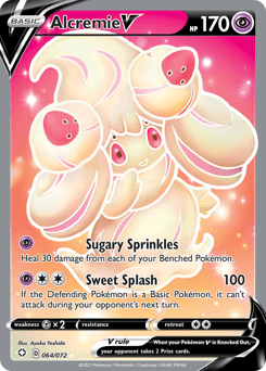 Alcremie V Shining Fates #64