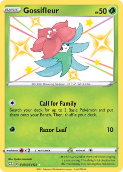 Gossifleur Shining Fates Shiny Vault #SV010
