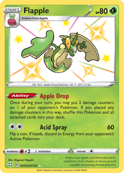 Flapple Shining Fates Shiny Vault #SV013