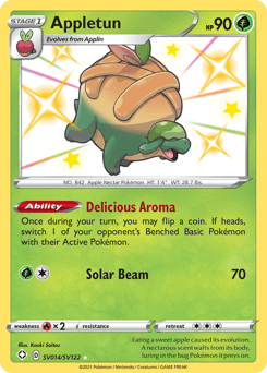 Appletun Shining Fates Shiny Vault #SV014