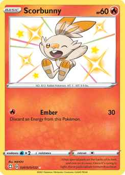 Scorbunny Shining Fates Shiny Vault #SV015