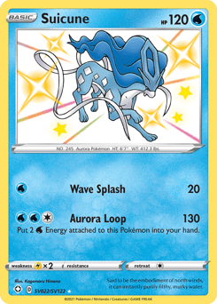 Suicune Shining Fates Shiny Vault #SV022