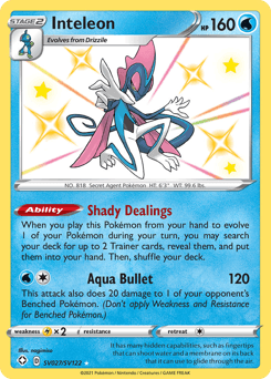 Inteleon Shining Fates Shiny Vault #SV027