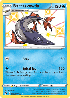 Barraskewda Shining Fates Shiny Vault #SV032