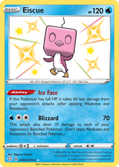 Eiscue Shining Fates Shiny Vault #SV035