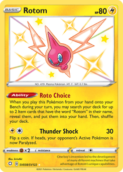 Rotom Shining Fates Shiny Vault #SV038