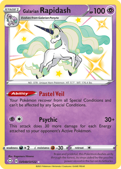 Galarian Rapidash Shining Fates Shiny Vault #SV048