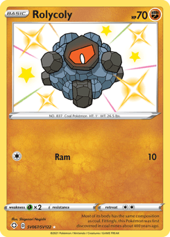 Rolycoly Shining Fates Shiny Vault #SV067