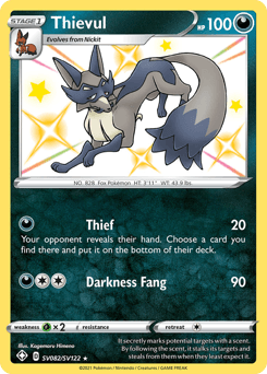 Thievul Shining Fates Shiny Vault #SV082