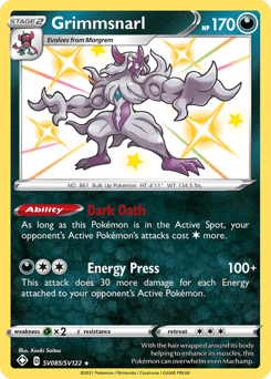 Grimmsnarl Shining Fates Shiny Vault #SV085