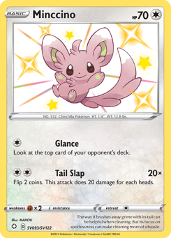 Minccino Shining Fates Shiny Vault #SV093
