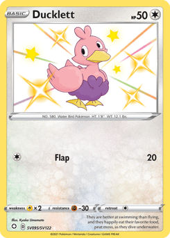 Ducklett Shining Fates Shiny Vault #SV095