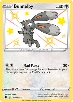 Bunnelby Shining Fates Shiny Vault #SV097