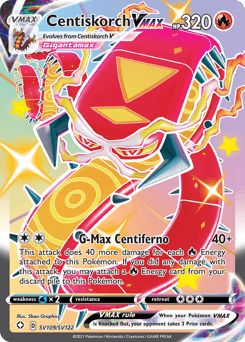 Centiskorch VMAX Shining Fates Shiny Vault #SV109