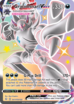 Grimmsnarl VMAX Shining Fates Shiny Vault #SV117